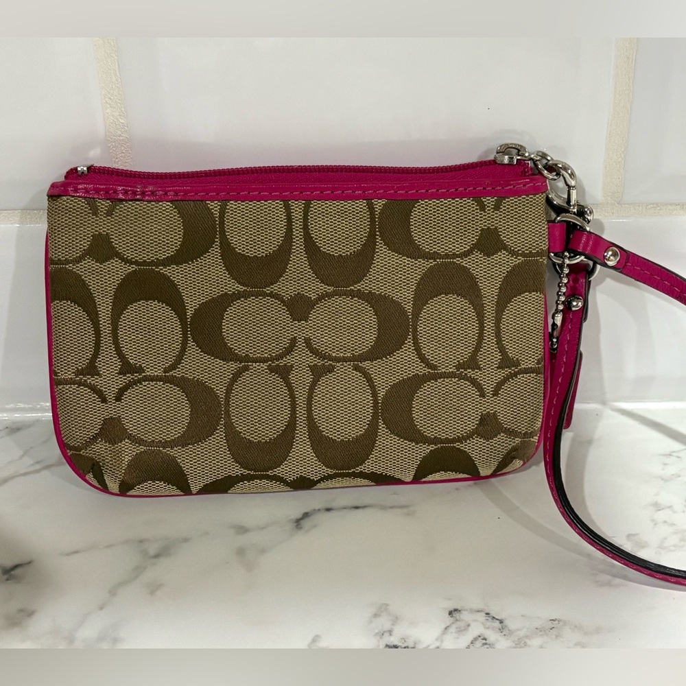 Coach legacy purse combo with matching wristlet - Picture 5 of 16